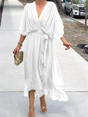 Vestido Decote V Rafaella /