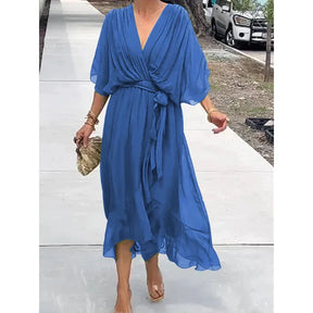 Vestido Decote V Rafaella /