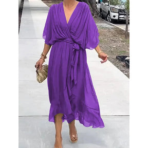 Vestido Decote V Rafaella /